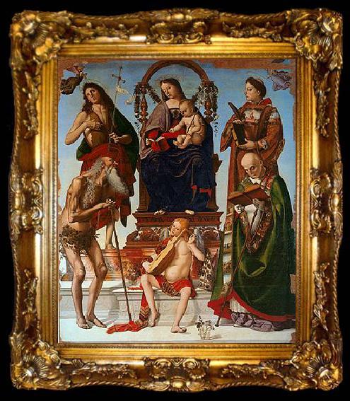 framed  Luca Signorelli Sant Onofrio Altarpiece, ta009-2